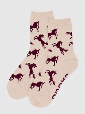 NWT BAGGU Crew Socks